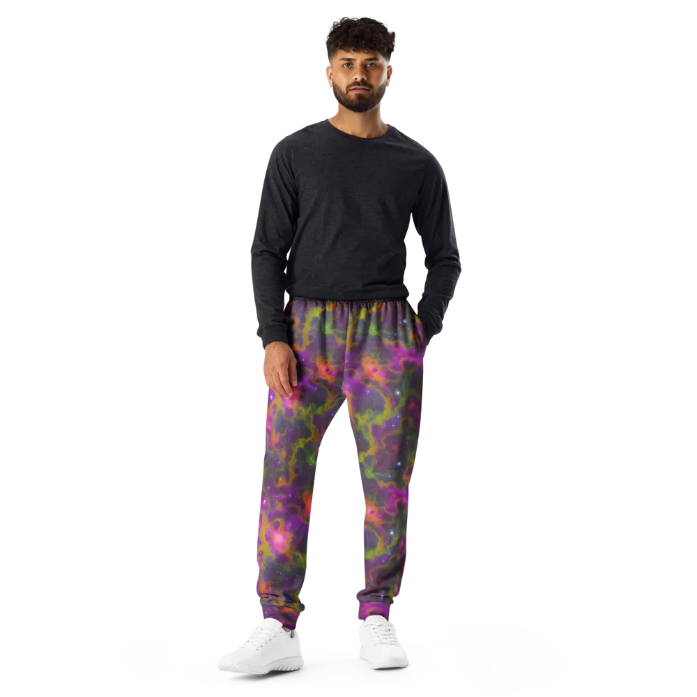 Orchid Cosmos on Men's Joggers — Front