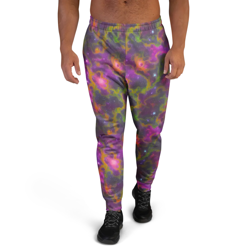 Orchid Cosmos on Men's Joggers — Front