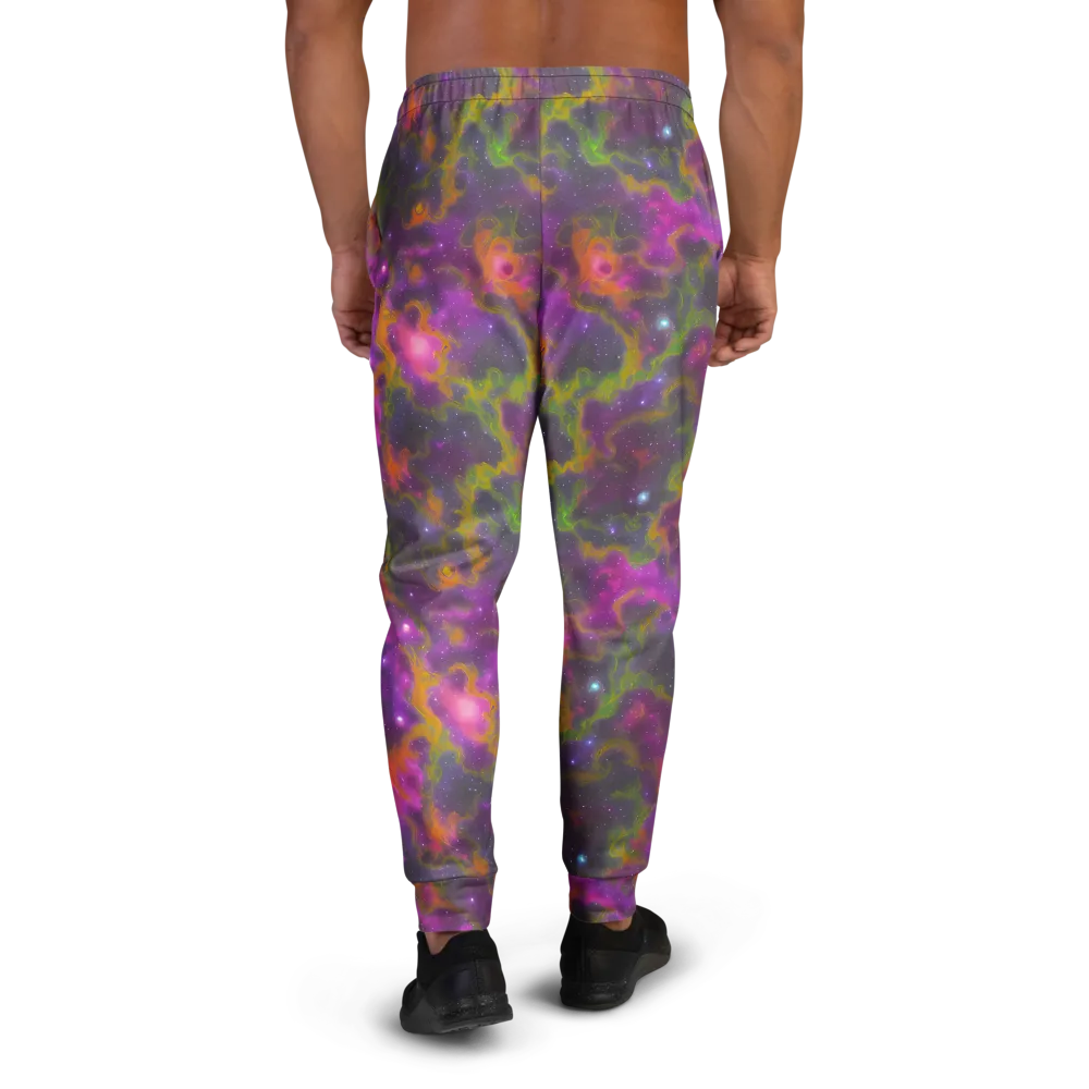 Orchid Cosmos on Men's Joggers — Back