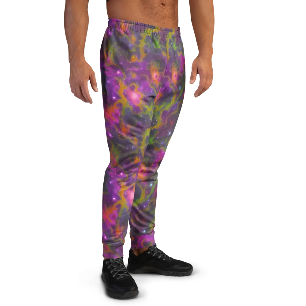 Orchid Cosmos on Men's Joggers — Right