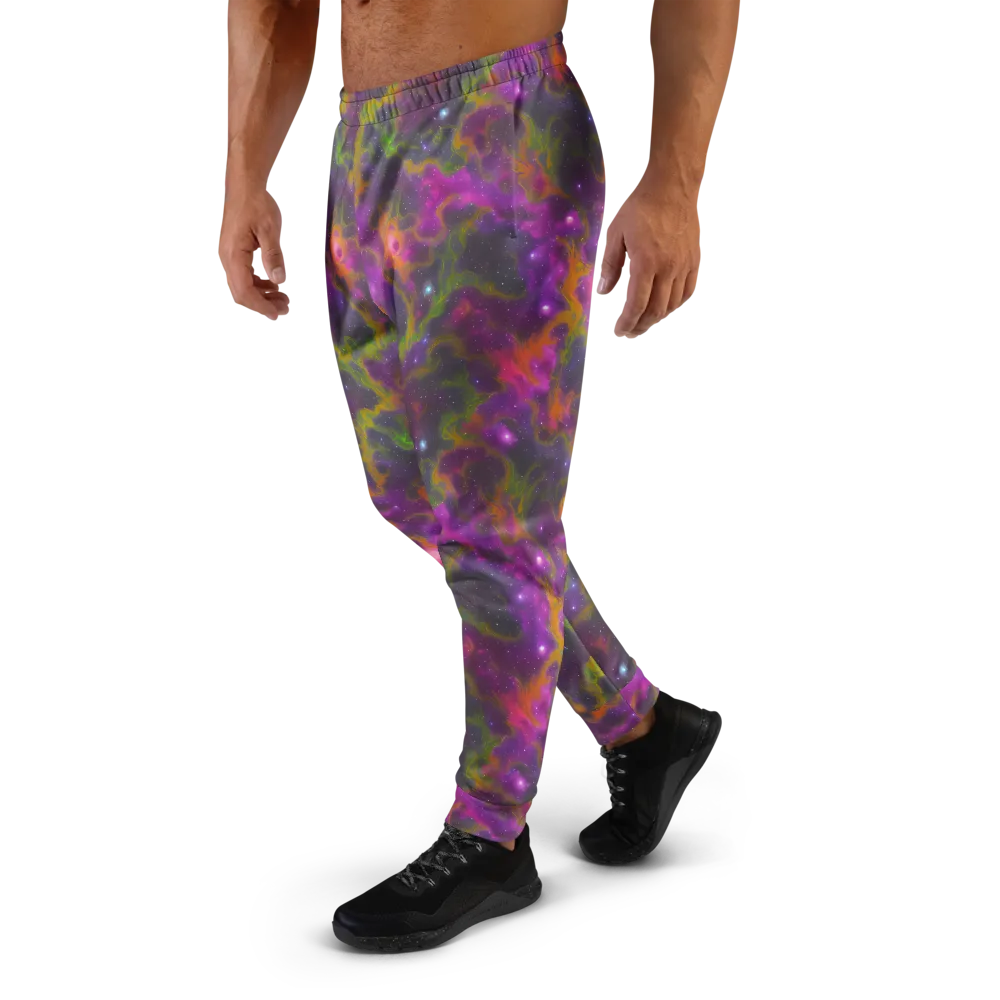 Orchid Cosmos on Men's Joggers — Left