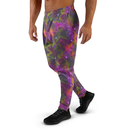 Orchid Cosmos on a Men's Joggers