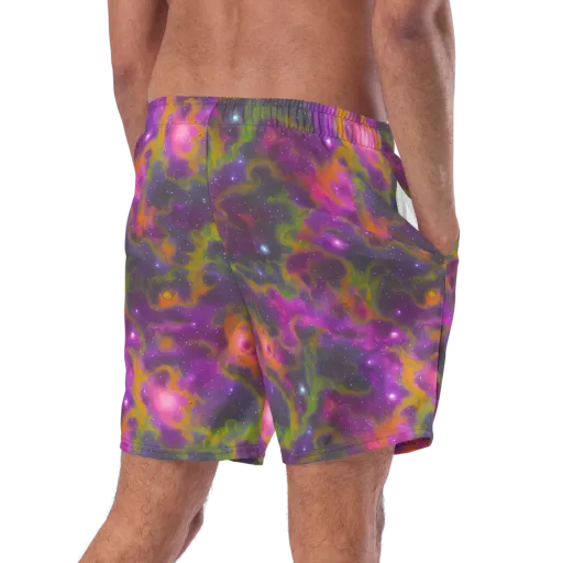 Orchid Cosmos on a Swim Trunks