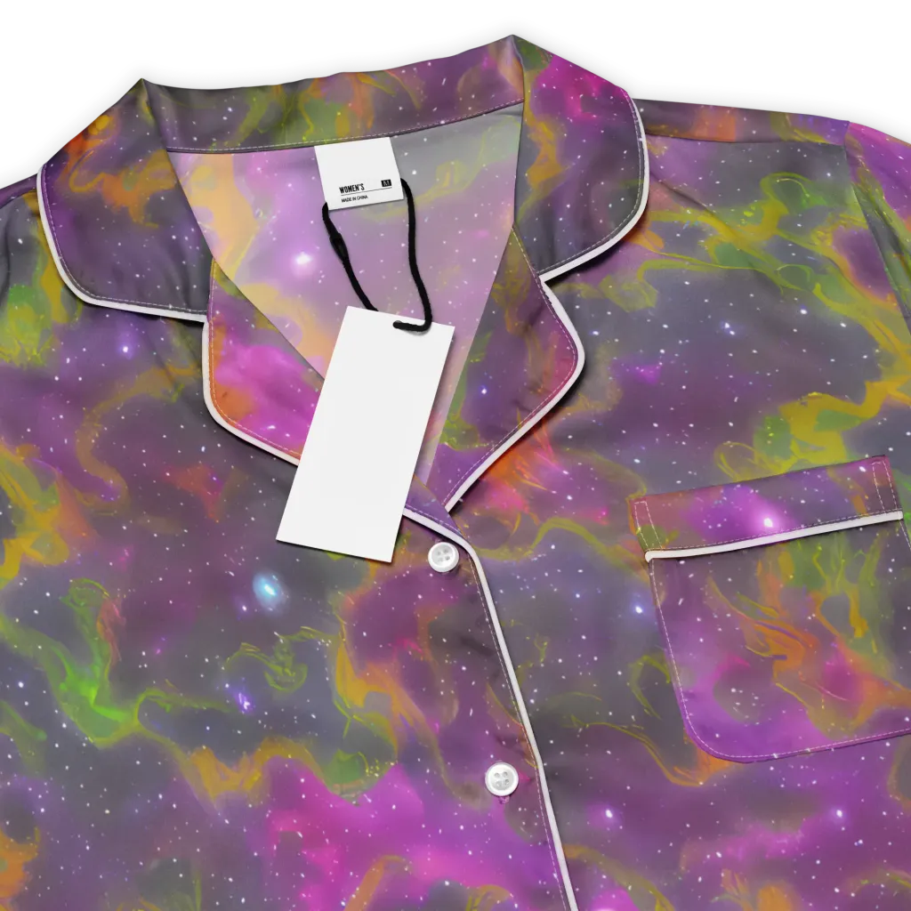 Orchid Cosmos on Women's Short Sleeve Pajama Top — Product details