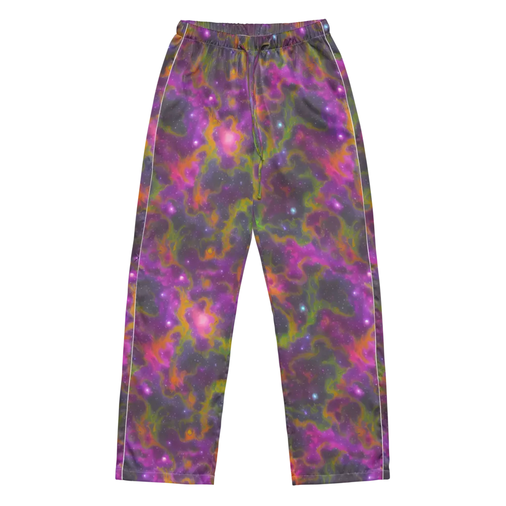 Orchid Cosmos on Women's Pajama Pants — Front