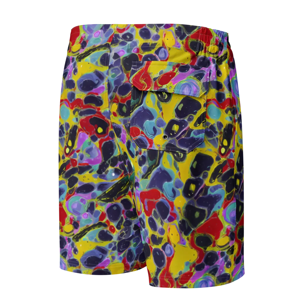 Acid Jewelbox on Men's Board Shorts — Back