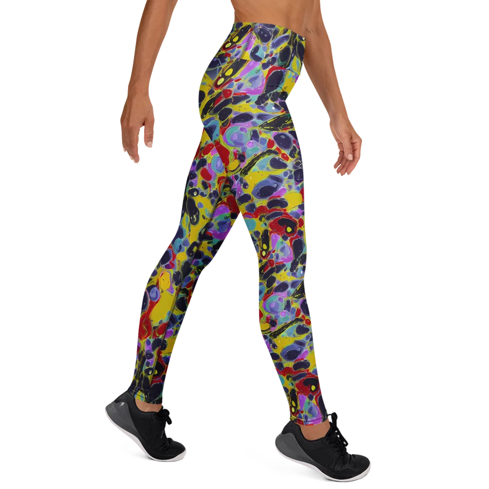 Acid Jewelbox on Yoga Leggings — Right