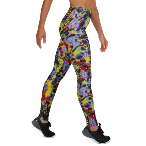 Acid Jewelbox on a Yoga Leggings
