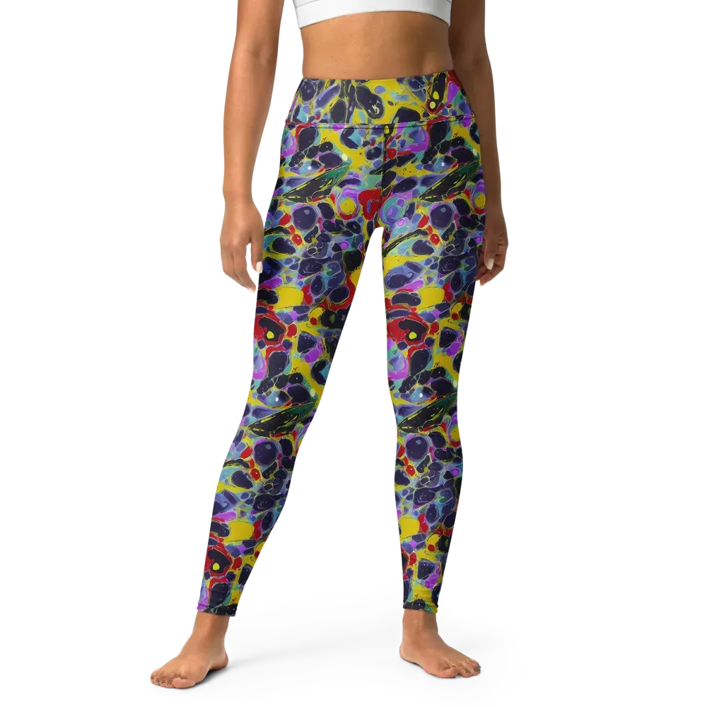 Acid Jewelbox on Yoga Leggings — Front