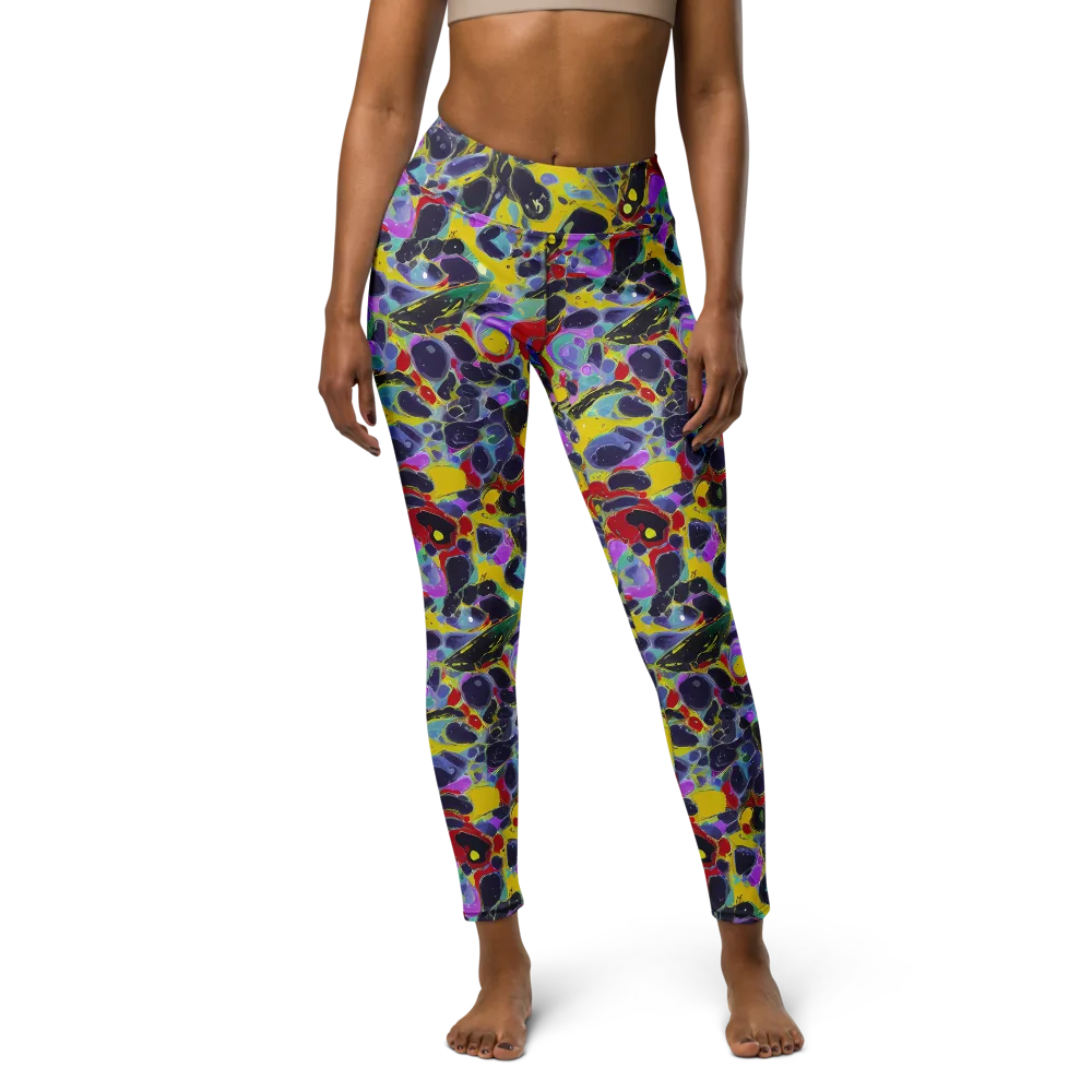 Acid Jewelbox on Yoga Leggings — Front