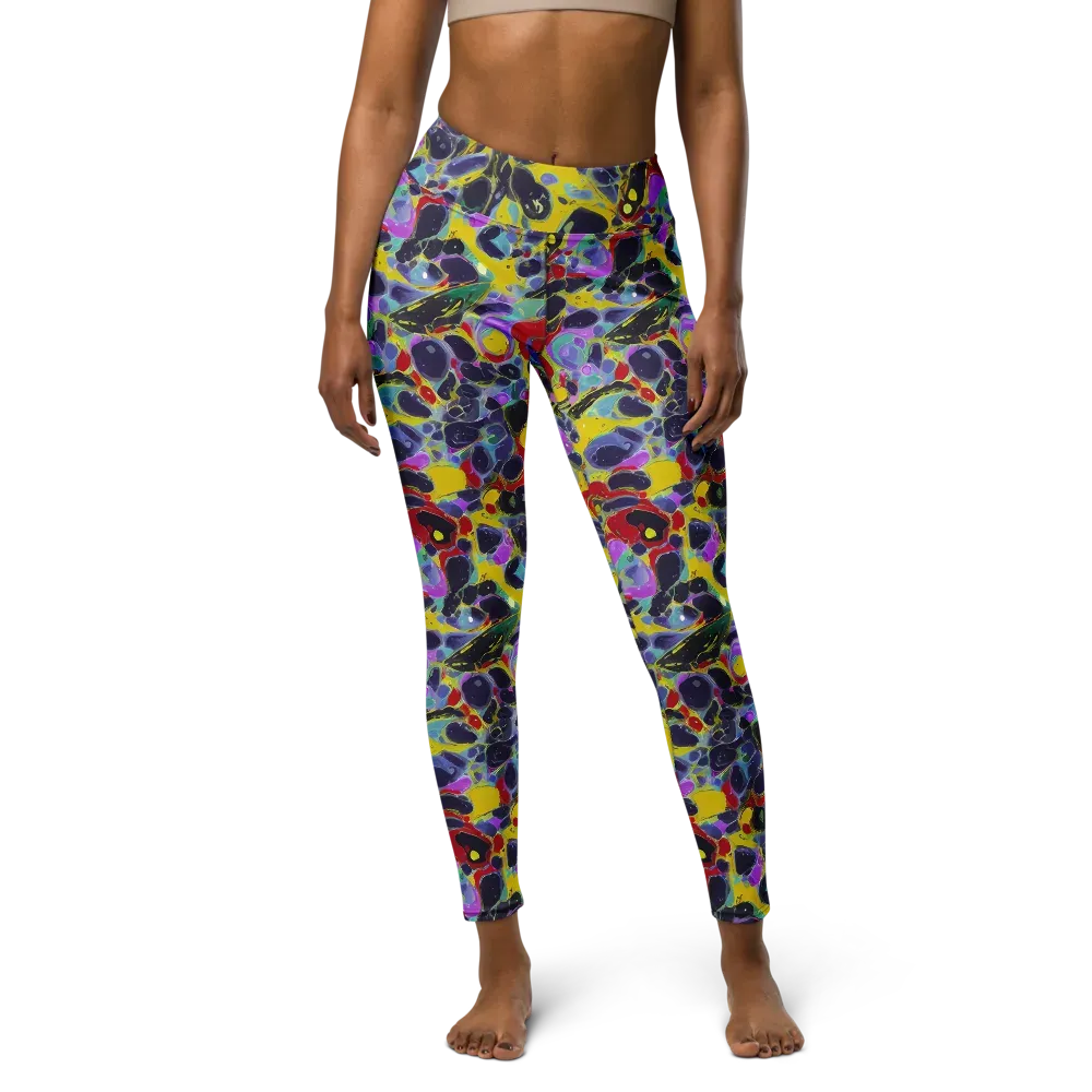 Acid Jewelbox on Yoga Leggings — Front