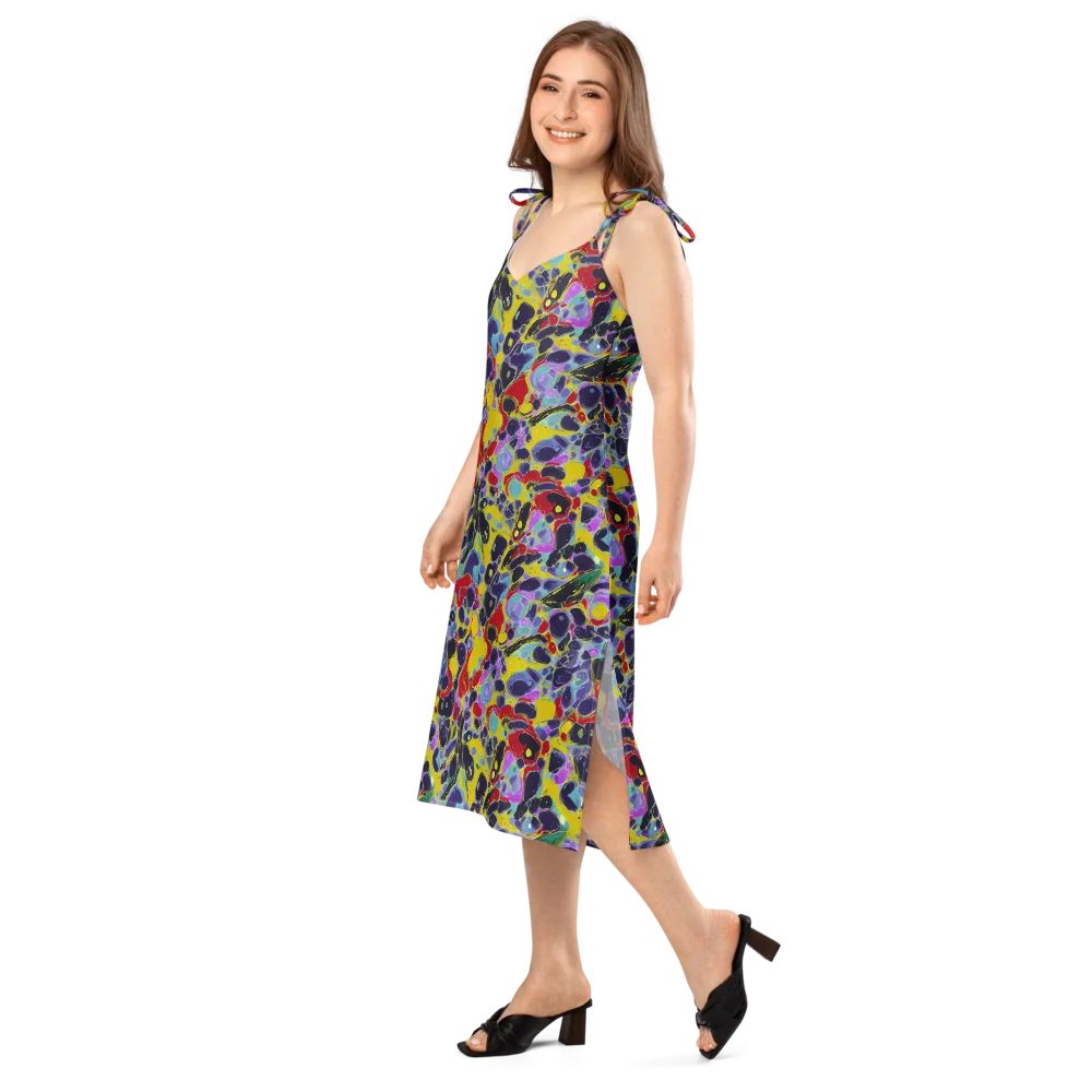 Acid Jewelbox on Slip Dress — Left Front