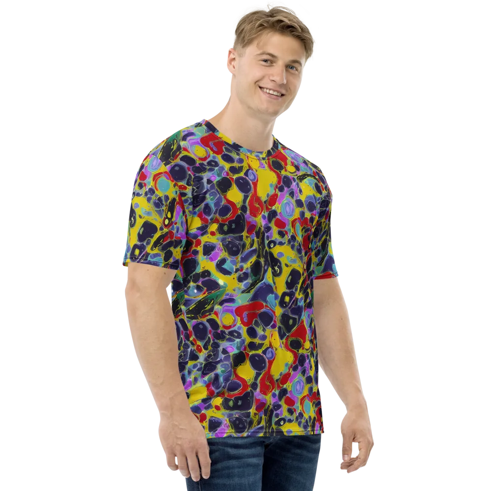 Acid Jewelbox on Men's Crew Neck T-Shirt — Right