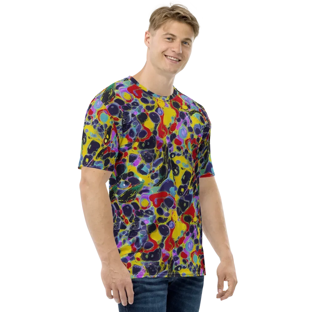 Acid Jewelbox on Men's Crew Neck T-Shirt — Right