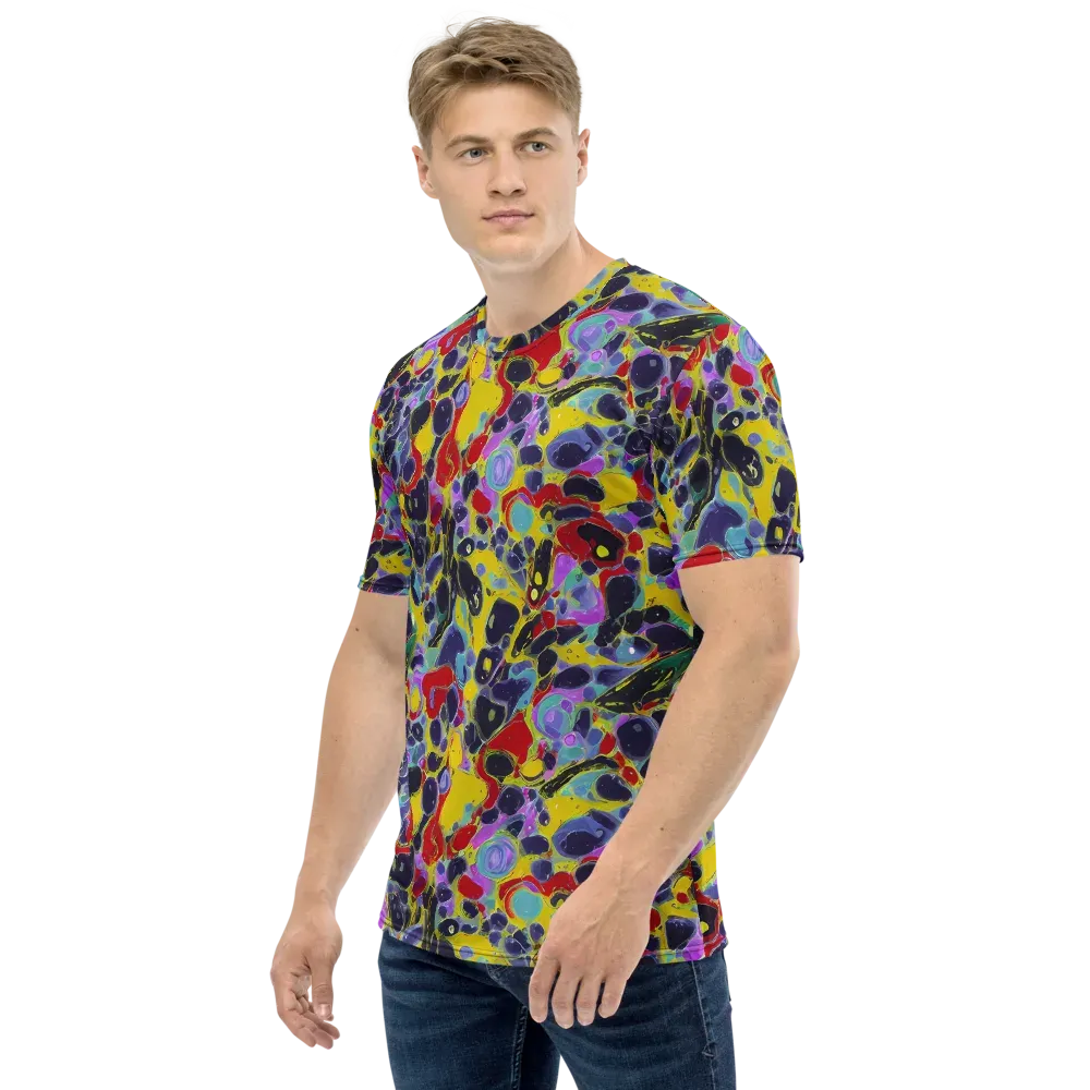 Acid Jewelbox on Men's Crew Neck T-Shirt — Left
