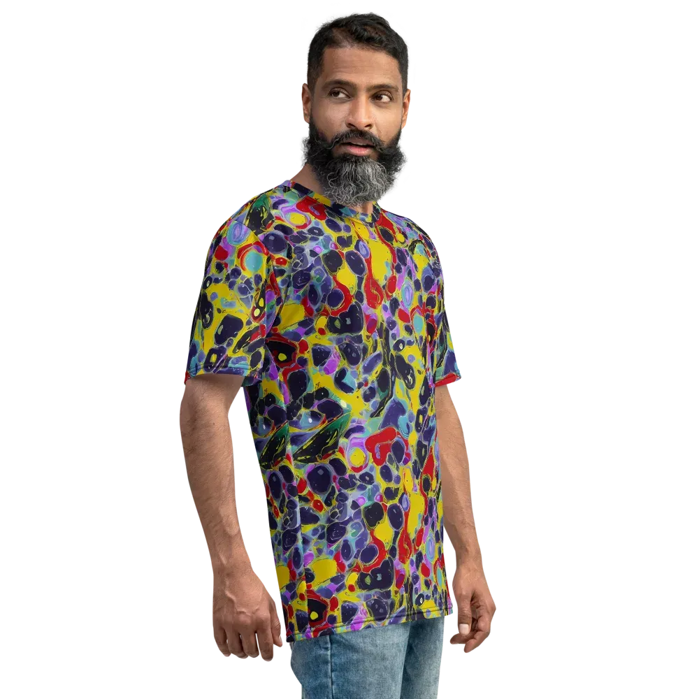 Acid Jewelbox on Men's Crew Neck T-Shirt — Right