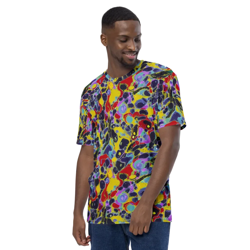 Acid Jewelbox on Men's Crew Neck T-Shirt — Left