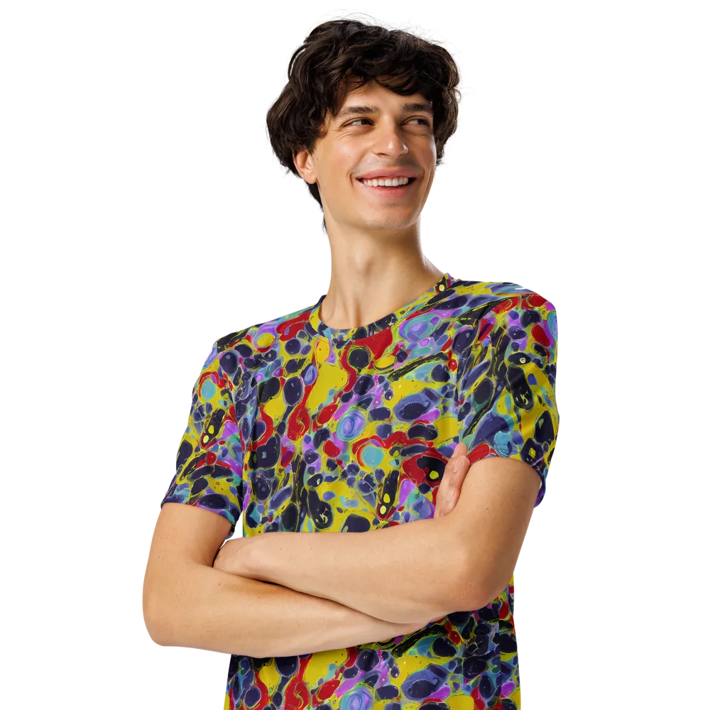 Acid Jewelbox on Men's Crew Neck T-Shirt — Left Front