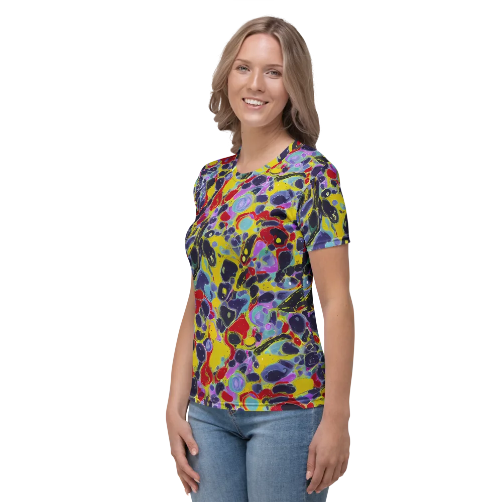 Acid Jewelbox on Women's Crew Neck T-Shirt — Left