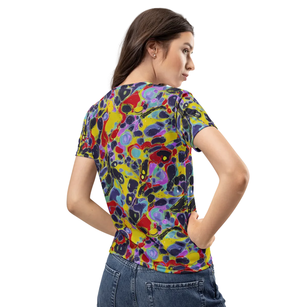 Acid Jewelbox on Women's Crew Neck T-Shirt — Back