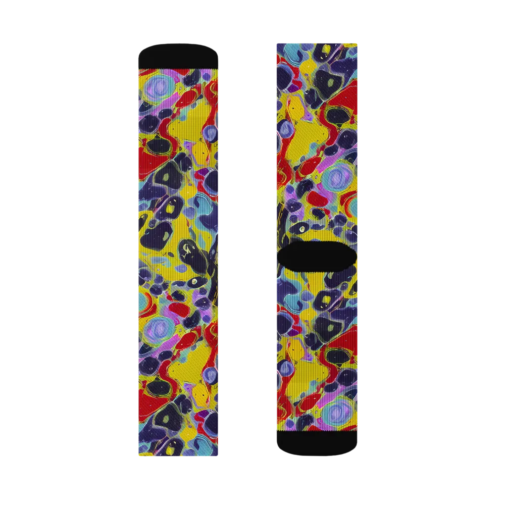 Acid Jewelbox on Socks — Right Sock