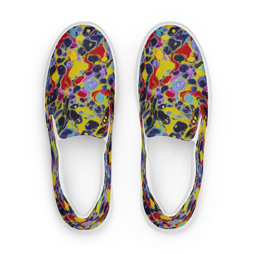 Acid Jewelbox on Women's Slip-On Canvas Shoes — Front