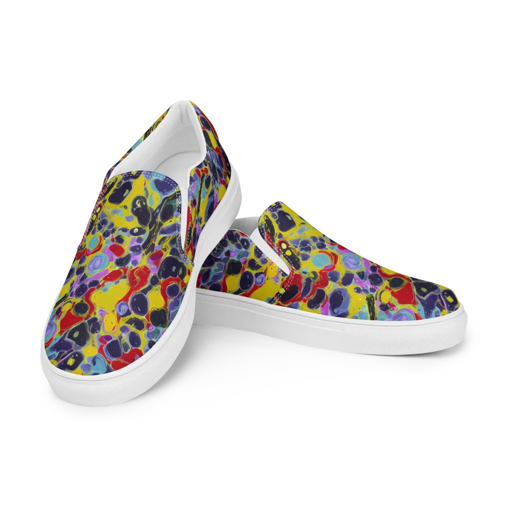 Acid Jewelbox on Women's Slip-On Canvas Shoes — Left Front