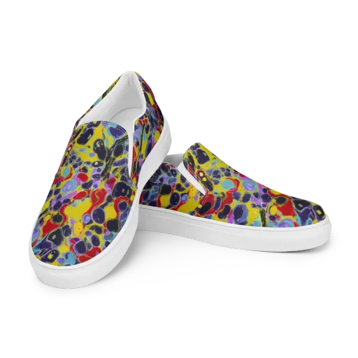 Acid Jewelbox on a Women's Slip-On Canvas Shoes