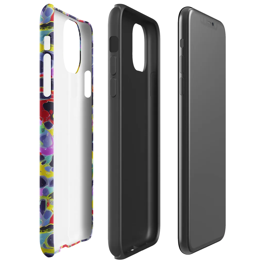 Acid Jewelbox on Tough Case for iPhone® — Right
