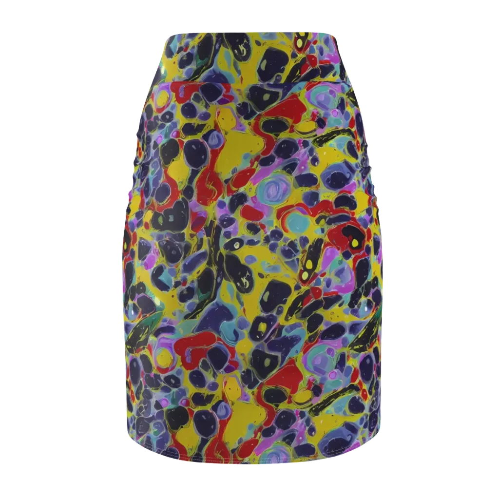Acid Jewelbox on Pencil Skirt — Back