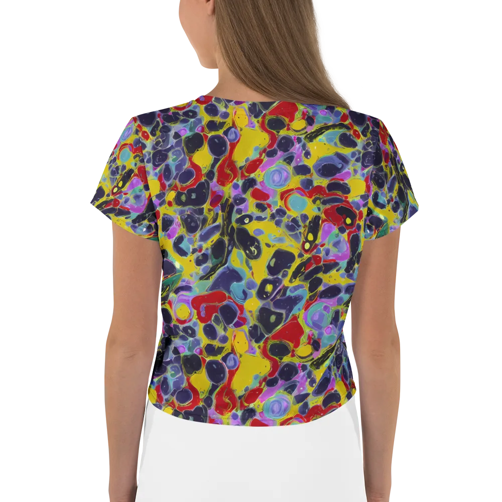 Acid Jewelbox on Crop Tee — Back