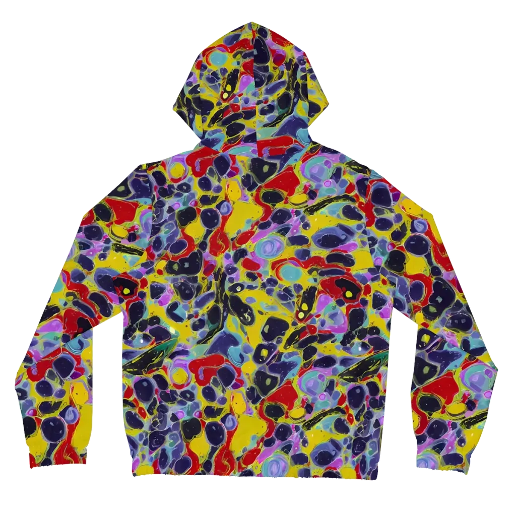 Acid Jewelbox on Women's Full-Zip Hoodie — Back