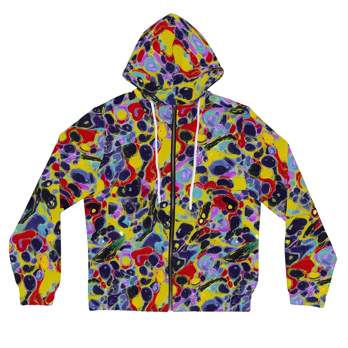 Acid Jewelbox on Women's Full-Zip Hoodie — Front