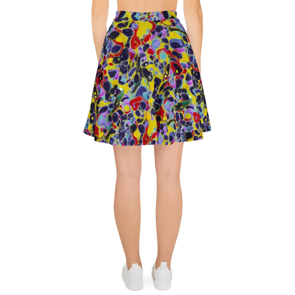 Acid Jewelbox on Skater Skirt — Back