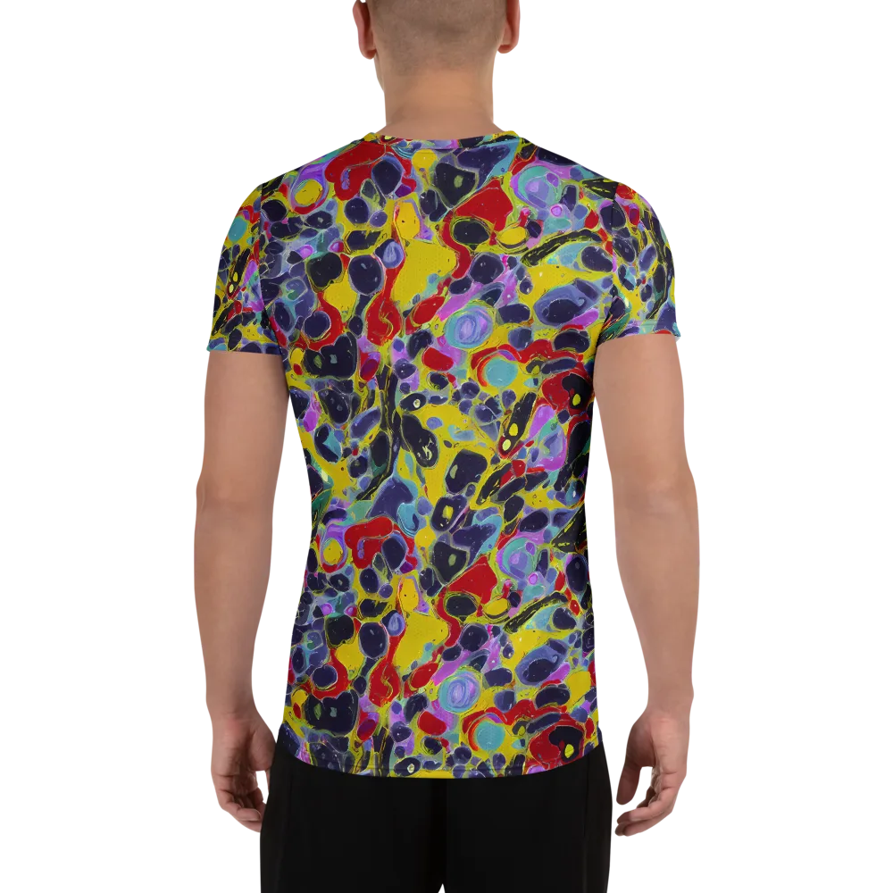 Acid Jewelbox on Men's Athletic T-Shirt — Back