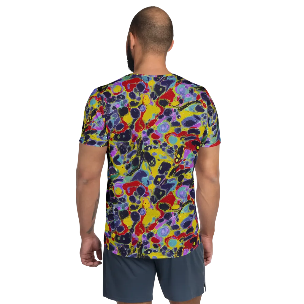 Acid Jewelbox on Men's Athletic T-Shirt — Back