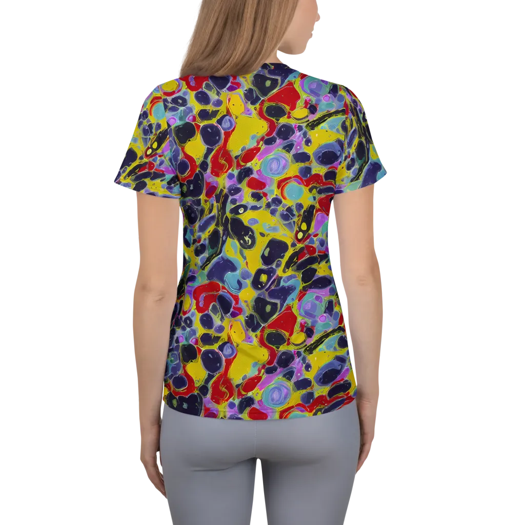 Acid Jewelbox on Women's Athletic T-Shirt — Back