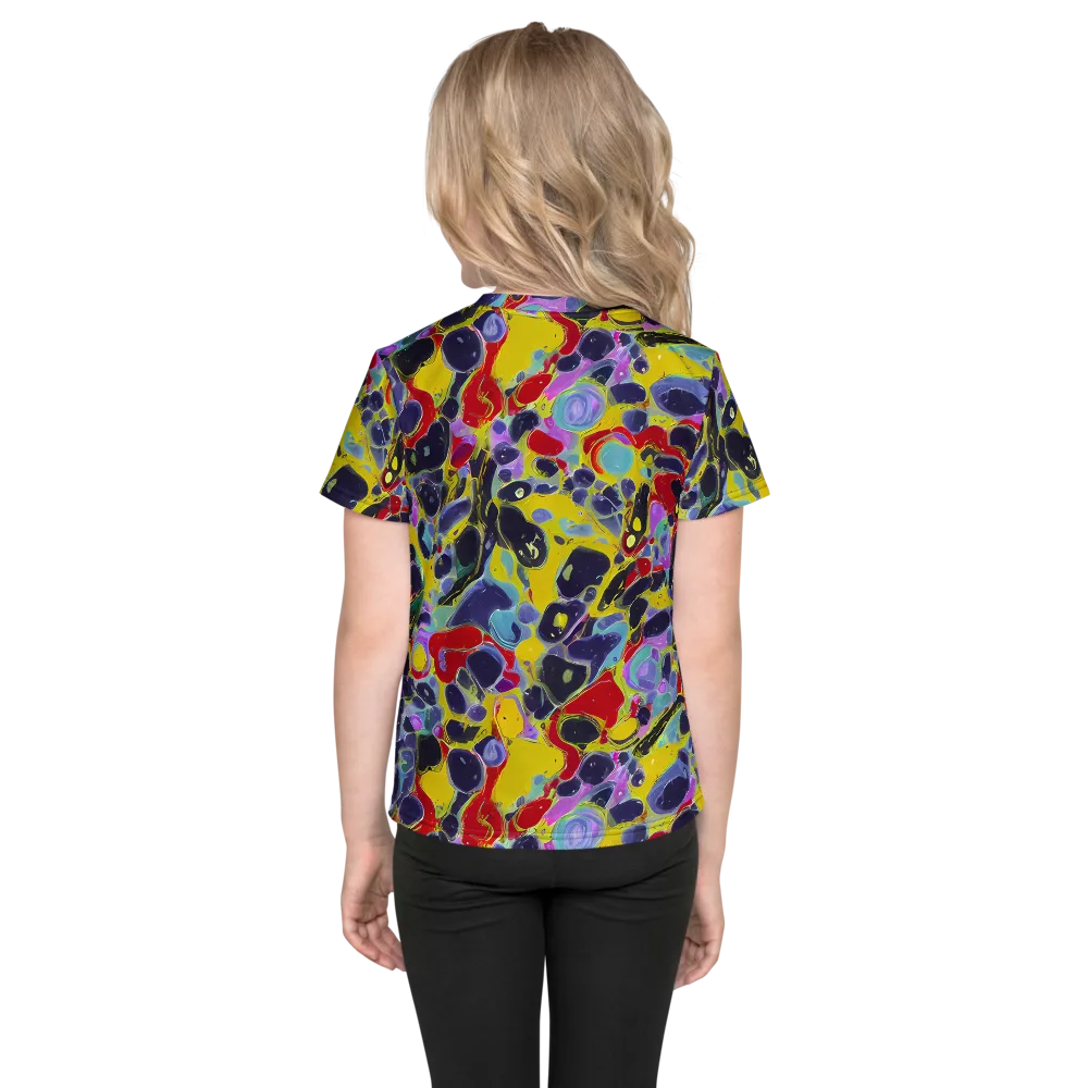 Acid Jewelbox on Kids Crew Neck T-Shirt — Back