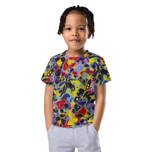 Acid Jewelbox on a Kids Crew Neck T-Shirt