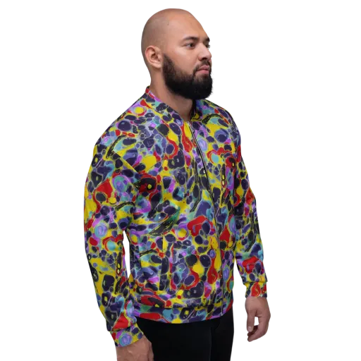 Acid Jewelbox on a Bomber Jacket