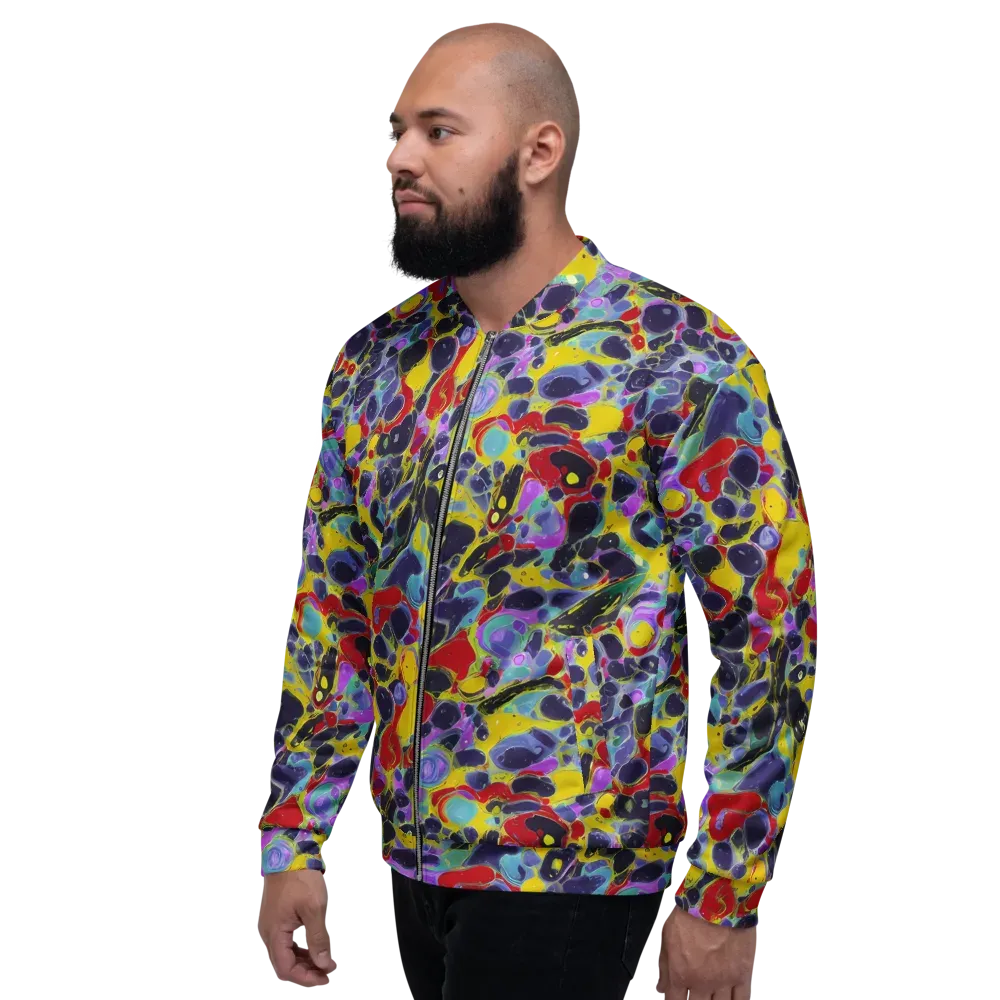 Acid Jewelbox on Bomber Jacket — Left