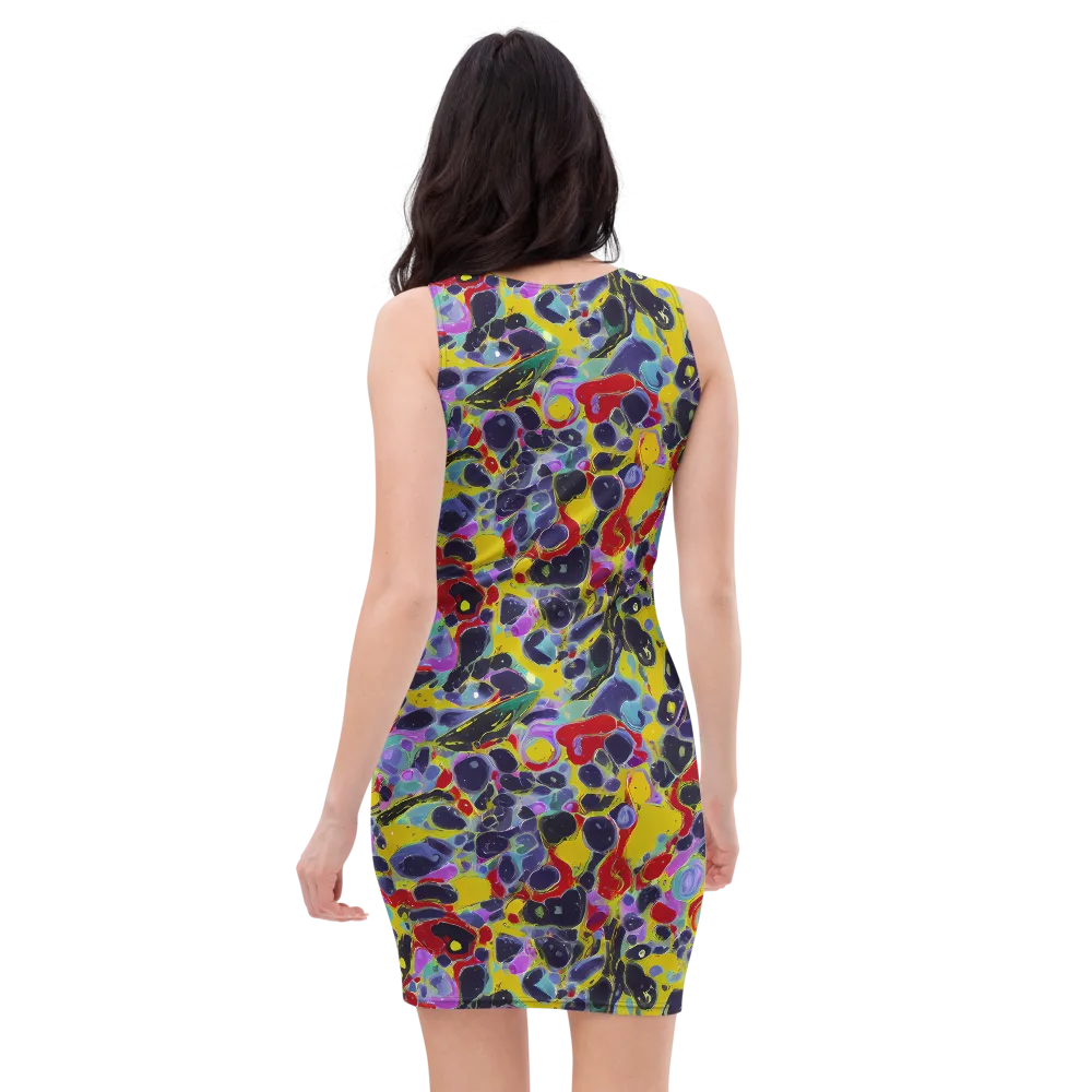 Acid Jewelbox on Bodycon Dress — Back