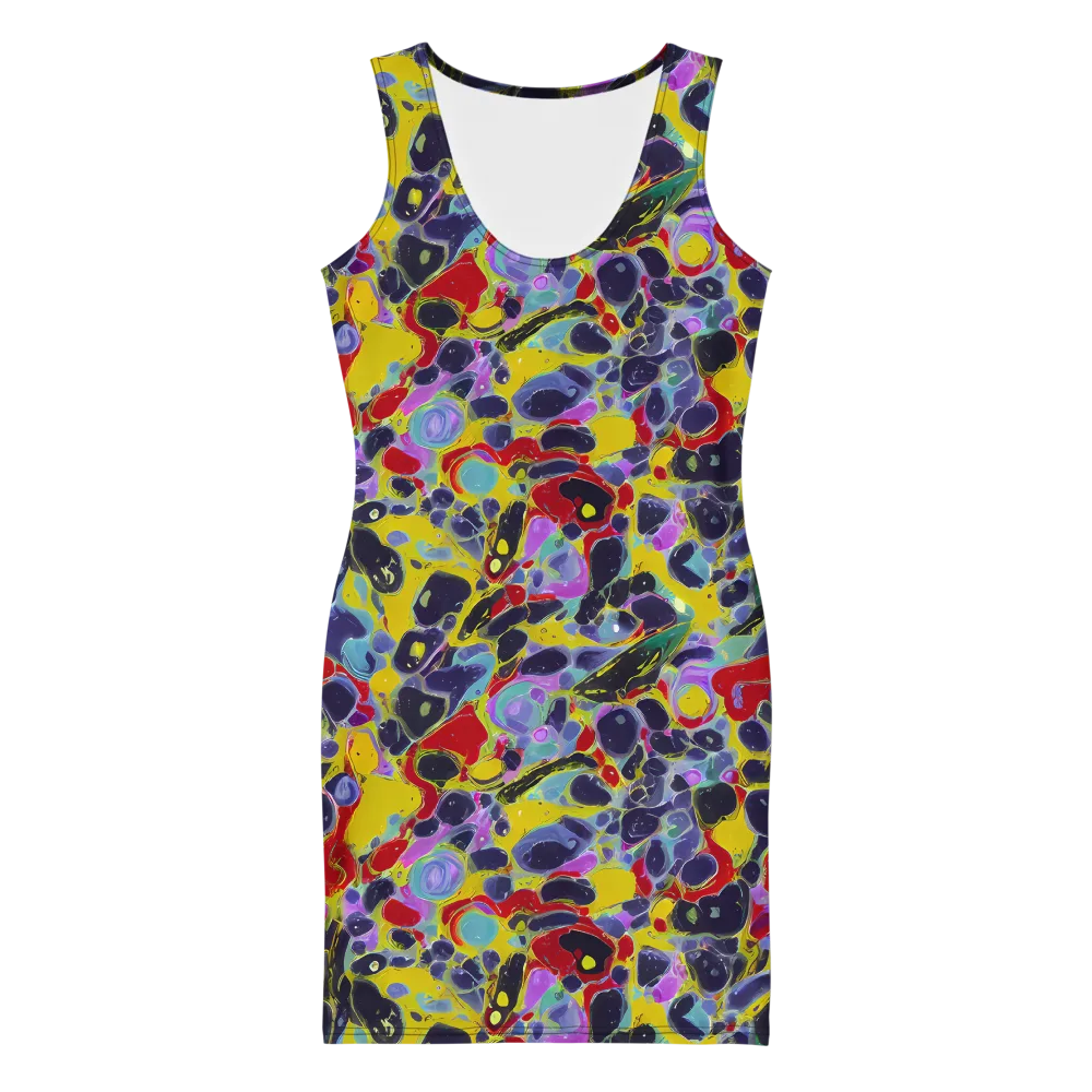 Acid Jewelbox on Bodycon Dress — Front