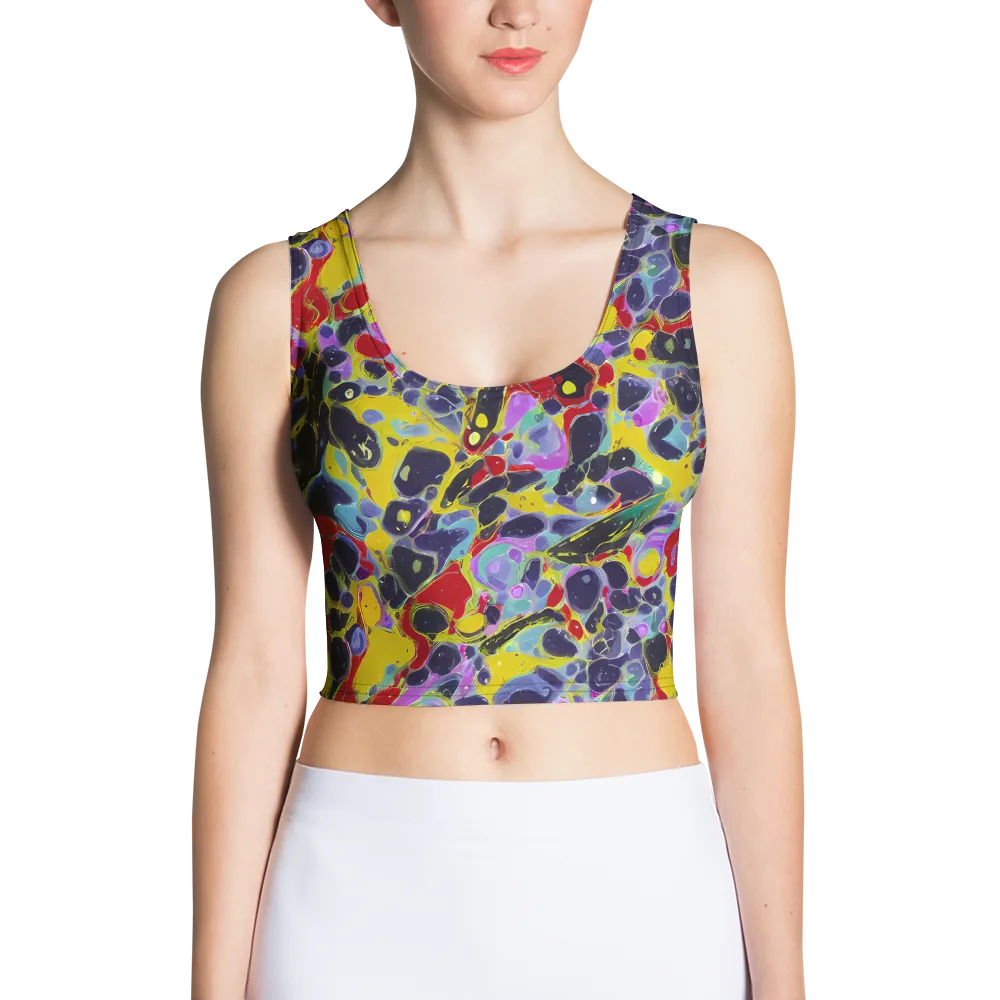 Acid Jewelbox on Crop Top — Front
