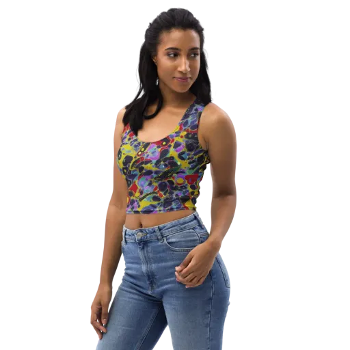 Acid Jewelbox on a Crop Top