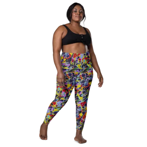 Acid Jewelbox on a Leggings with Pockets