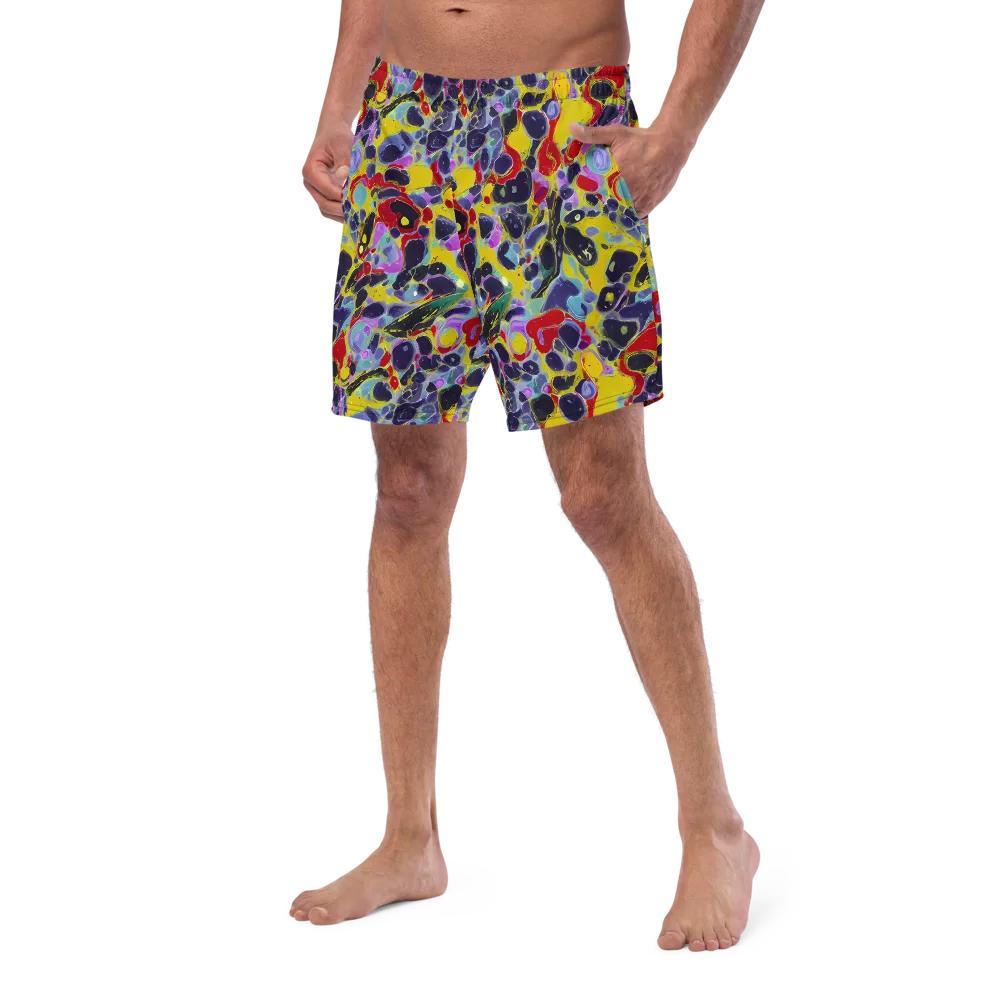 Acid Jewelbox on Swim Trunks — Left Front