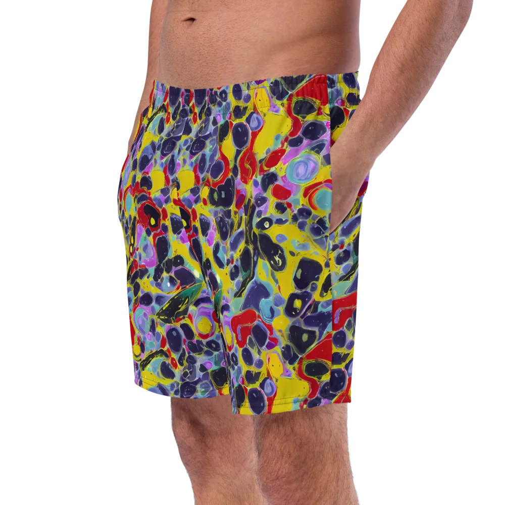 Acid Jewelbox on Swim Trunks — Left Front