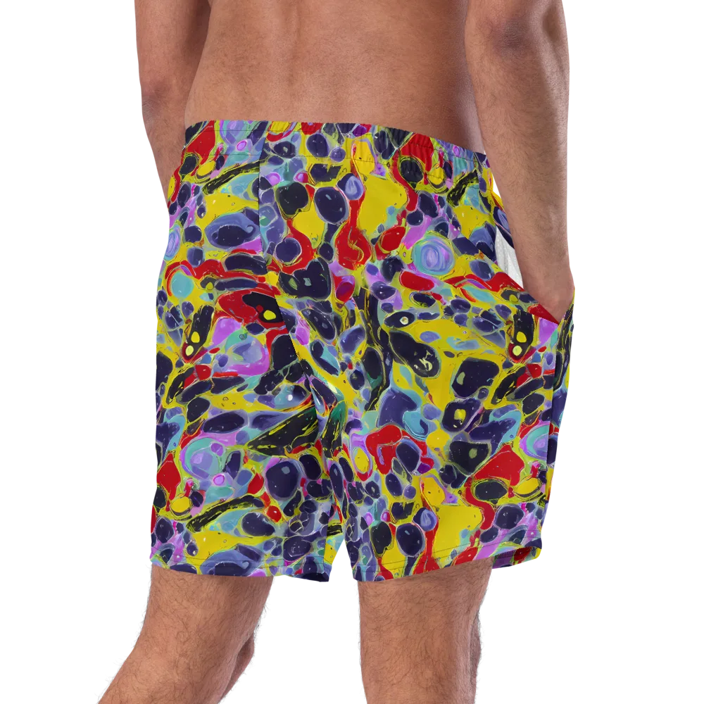 Acid Jewelbox on Swim Trunks — Right Back