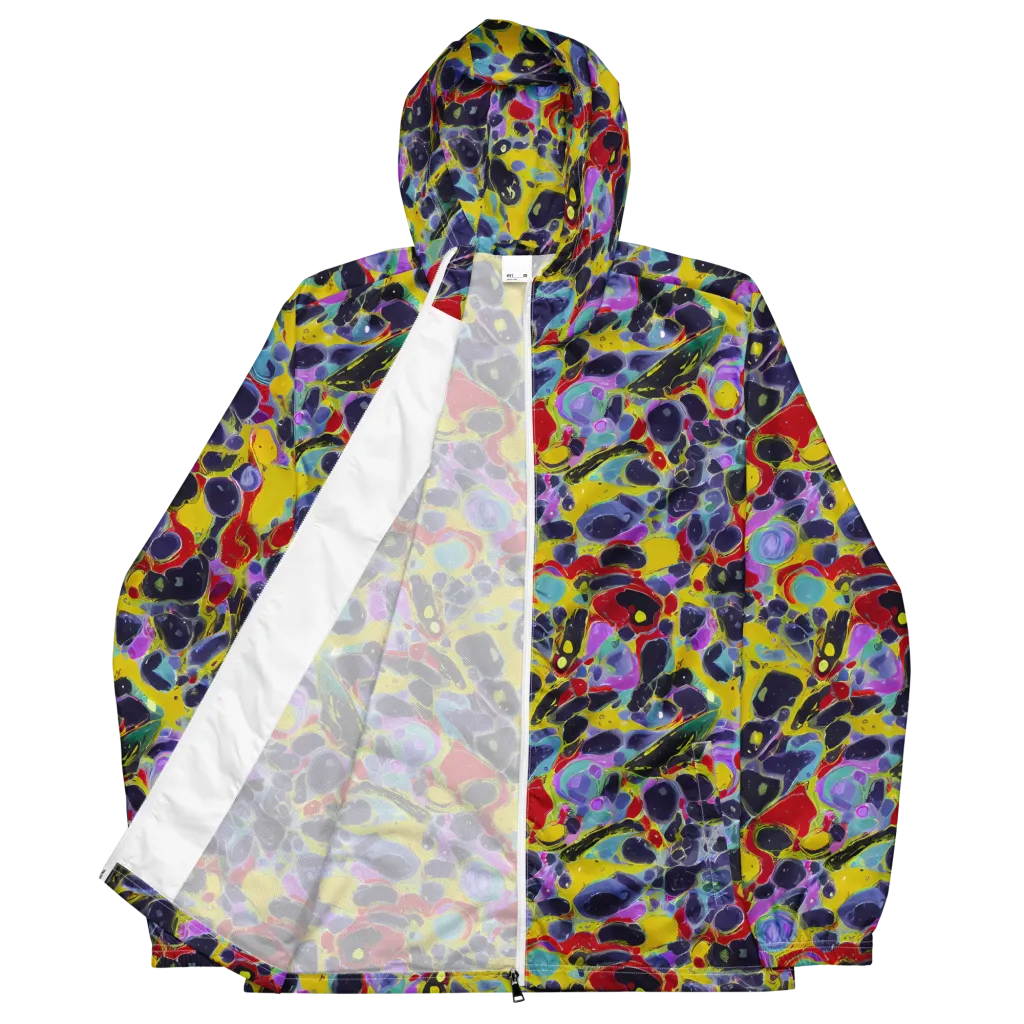 Acid Jewelbox on Men's Windbreaker — Front